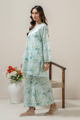 PRINTED CAMBRIC STITCHED SHIRT BOTTOM SUIT