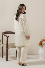 EMBROIDERED CAMBRIC STITCHED SHIRT BOTTOM SUIT