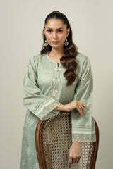 EMBROIDERED MYSURI LAWN STITCHED SHIRT BOTTOM SUIT