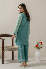 PRINTED CAMBRIC STITCHED SHIRT BOTTOM SUIT
