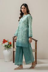 PRINTED CAMBRIC STITCHED SHIRT BOTTOM SUIT