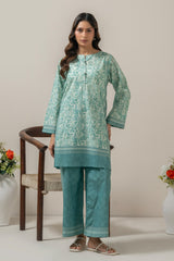 PRINTED CAMBRIC STITCHED SHIRT BOTTOM SUIT
