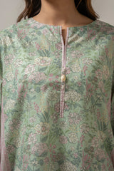 PRINTED CAMBRIC STITCHED SHIRT BOTTOM SUIT
