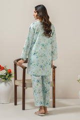 PRINTED CAMBRIC STITCHED SHIRT BOTTOM SUIT