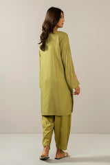 EMBROIDERED VISCOSE CREPE LUREX STITCHED SHIRT BOTTOM SUIT